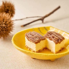 豆腐レアチーズケーキ モンブラン仕立て
