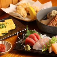 日本酒と楽しむ、旬の味わい盛りだくさんのメニュー♪