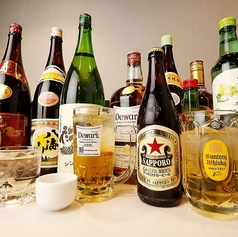 ビール・ハイボール・焼酎などの宴会にもおすすめ◎