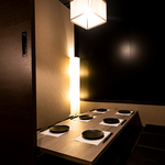 個室席は2名様～ご案内可能！デートや記念日、接待にもおすすめです！