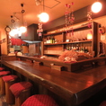 ≪1階カウンター席≫【お一人様・デート・会社帰りに◎】お食事とお酒をゆっくり楽しめるお席です。