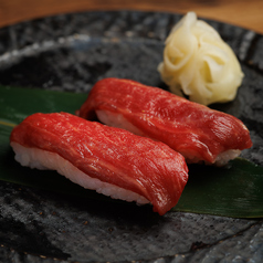 馬赤身の握り寿司 一貫