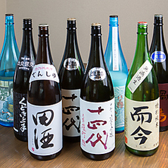 日本酒30種以上常設。