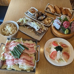 豚焚き肉鍋【浜コース】2時間飲み放題付◆全7品4400円