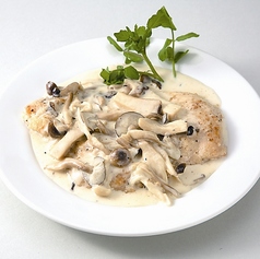 チキンとキノコのクリーム煮