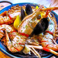 魚介のパエリア