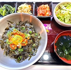 チャンジャ海苔丼定食