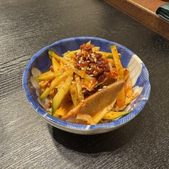 豚ガツの食べるラー油和え
