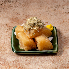 出汁大根の唐揚げ