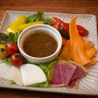 季節野菜のバーニャカウダ