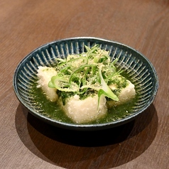 青さの揚げ出し豆腐