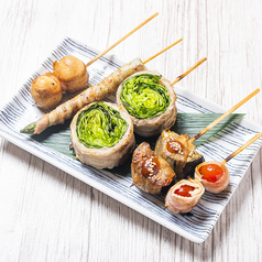 野菜巻き串5種盛り合わせ