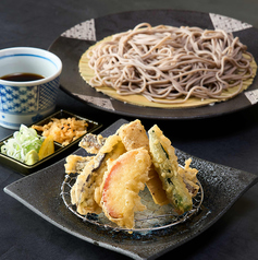 野菜の天ぷら(せいろ)蕎麦