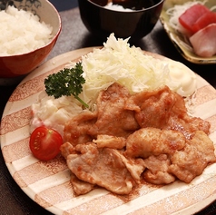 ■国産豚の生姜焼き膳　【Ginger Grilled Pork set meal】