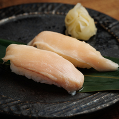 鶏むね肉の握り寿司 一貫