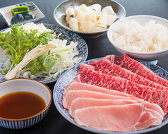 しゃぶしゃぶ 鉢の木のおすすめランチ2