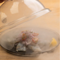 料理メニュー写真&nbsp;本日鮮魚のカルパッチョ瞬間スモーク