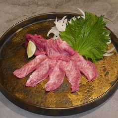 宮崎牛 タン刺(テッサ風)