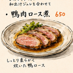 鴨肉のロース煮
