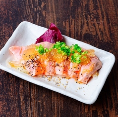 炙りレアサーモン