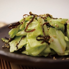 塩昆布キャベツ