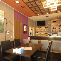 【落ち着いた雰囲気】お食事や各種ご宴会にオススメです