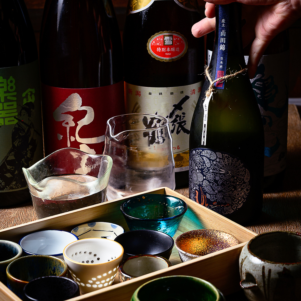 こだわりの日本酒をこだわりのおちょこでお楽しみ下さい