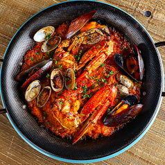 【パエリア】蟹×ムール貝×アサリ