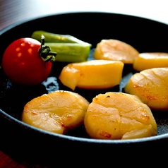 ホタテ鉄板焼き