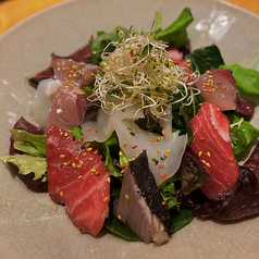 海鮮サラダ柚子ドレッシング