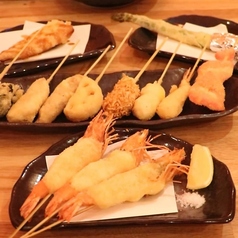 創作串カツの数々！見た目から楽しめるお料理の数々☆