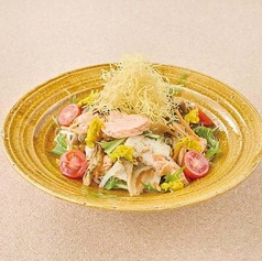 秋の豆腐サラダ