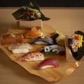 料理メニュー写真&nbsp;寿司九種盛り合わせ