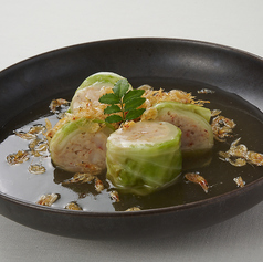 海老のロールキャベツ