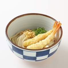 海老天ぶっかけうどん