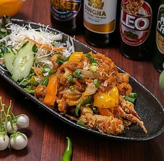 プーニムパッポンカリー(ソフトシェルクラブのカレー炒め)