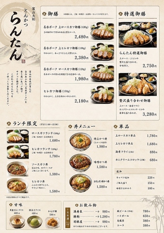 とんかつらんたんの写真