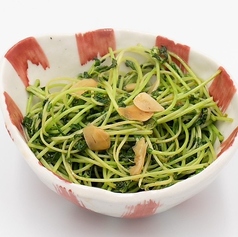豆苗のささっと炒め