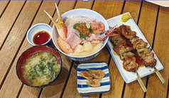 海鮮ビアホール汽笛のおすすめランチ1