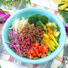 ごろごろ野菜のコブサラダ　メキシカンドレッシング