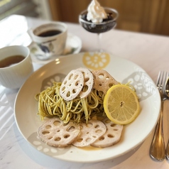 れんこんジェノベーゼの写真