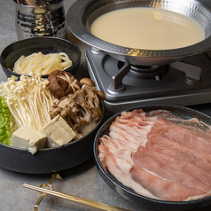 【コース内容】豚肉/野菜/うどん