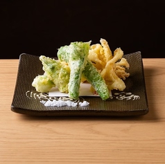 おまかせ野菜の天ぷら4種盛り