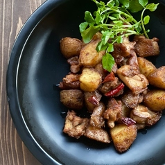 鶏肉とジャガイモのエスニッククミン炒め