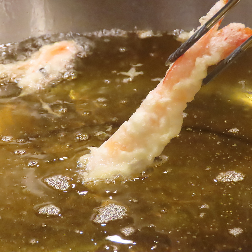 揚げたてサックサクのこだわりが詰まった天ぷら