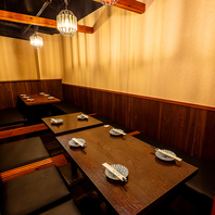 全席完全個室！2名～最大100名まで宴会可能◎