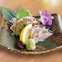 県産白身魚の刺身
