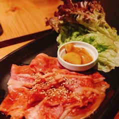 和牛のレタス巻き