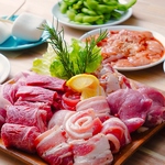 【肉屋のBBQセット】国産豚カルビ・国産牛カルビ・国産豚ヒレなどお肉をたっぷり楽しめる☆