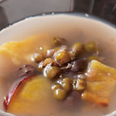緑豆と小豆の台湾スイーツ（冷/温）